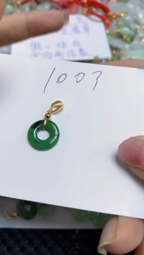 【闪购商品】翡翠颈饰合金天然A货翡翠