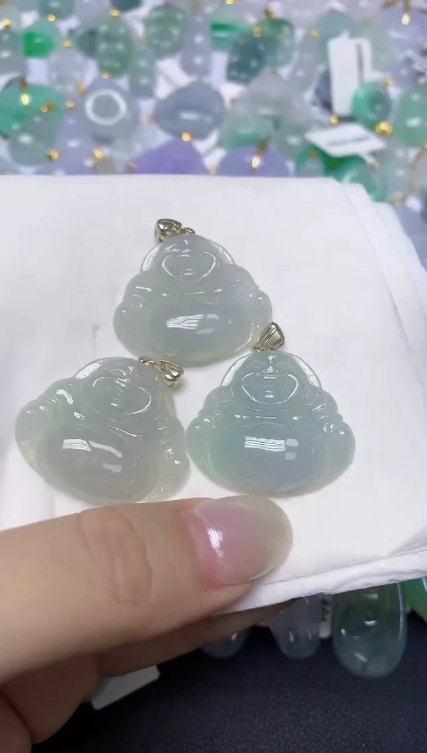 翡翠未镶嵌颈饰天然缅甸翡翠A货多样性发其一