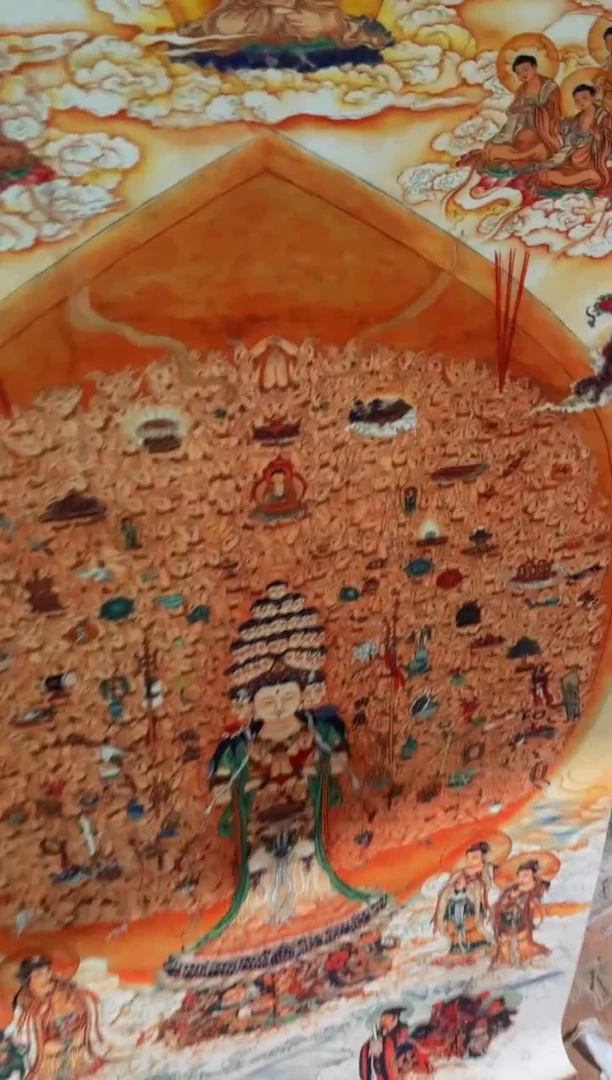 卷轴画东东唐卡tk16