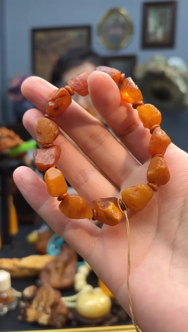 手串琥珀未镶嵌手串