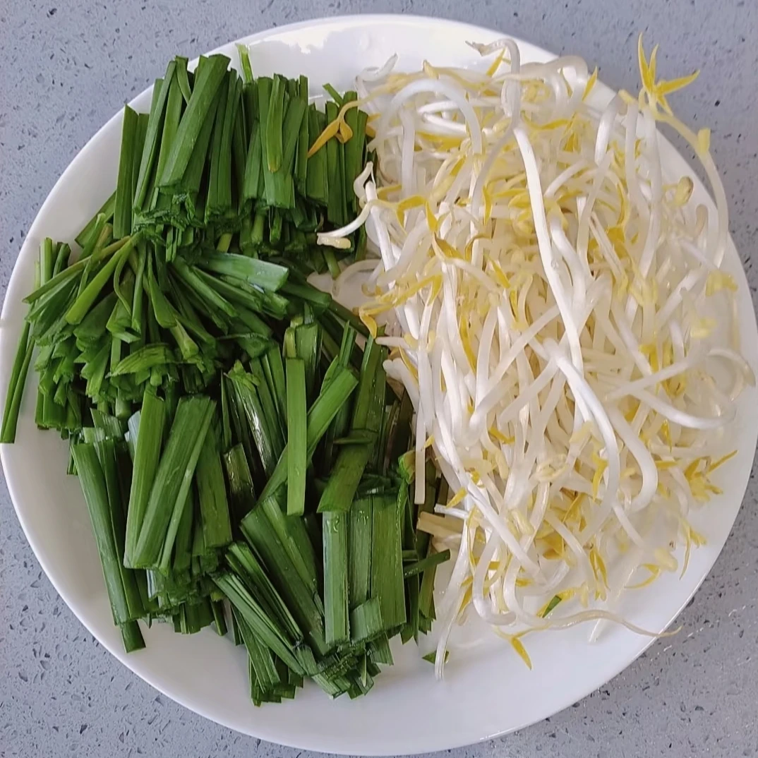 韭菜炒豆芽