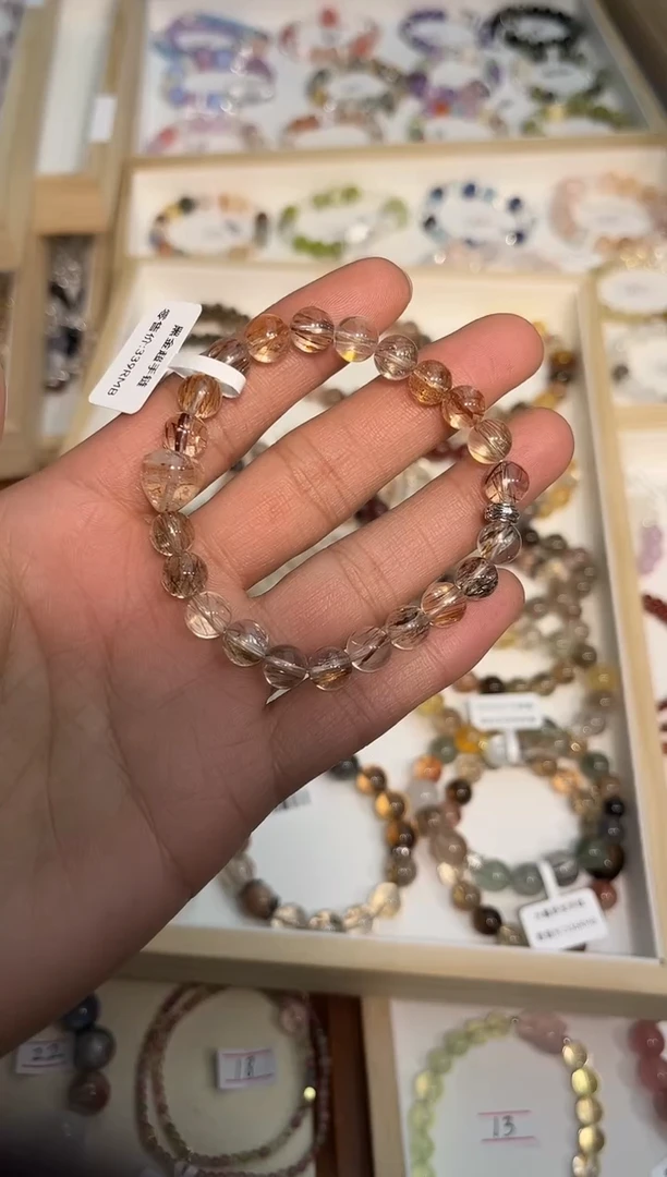 【闪购商品】水晶手链未镶嵌黑金超