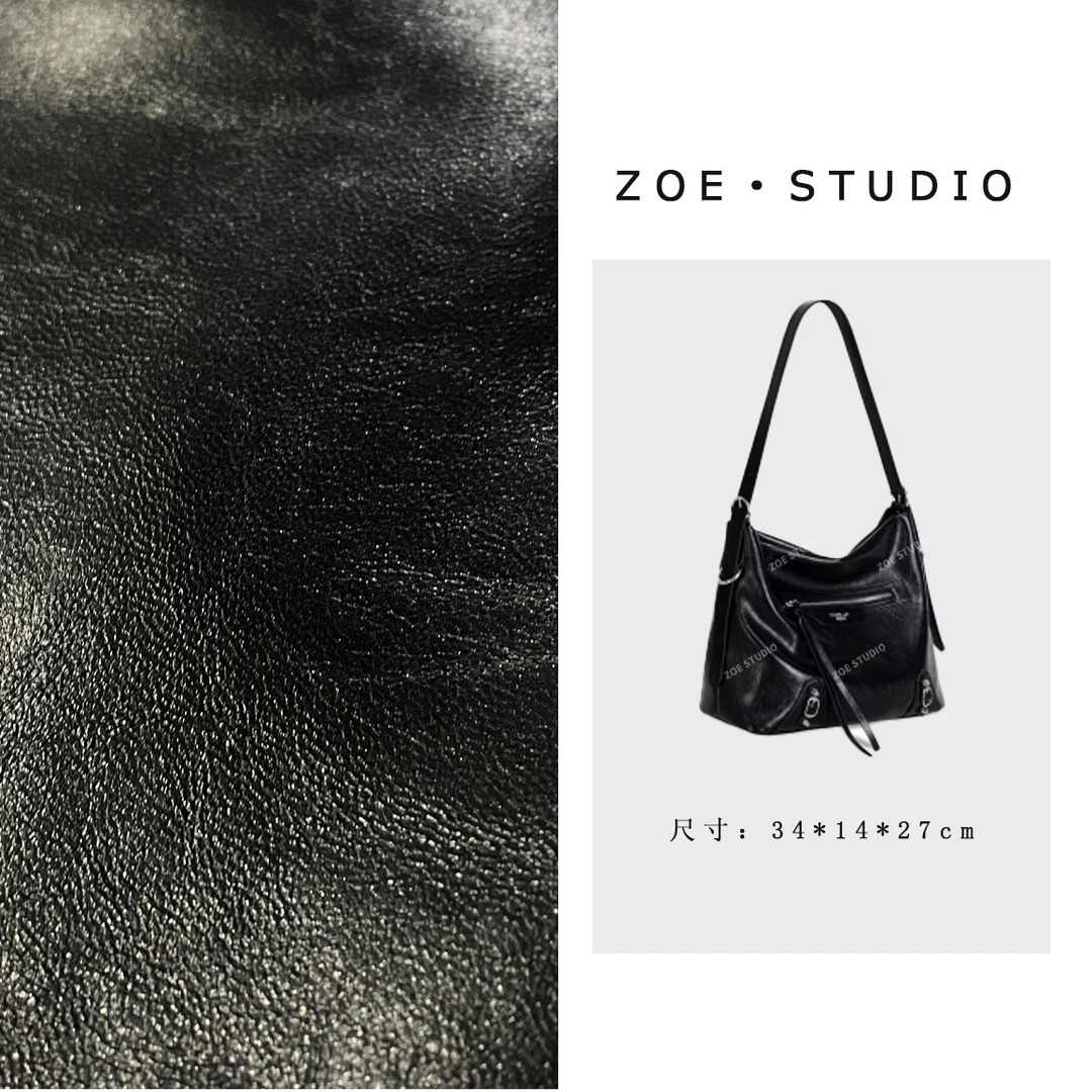 【ZOE】GQ-2959-黑色轻奢女士时尚气质小众单肩腋下斜跨包包