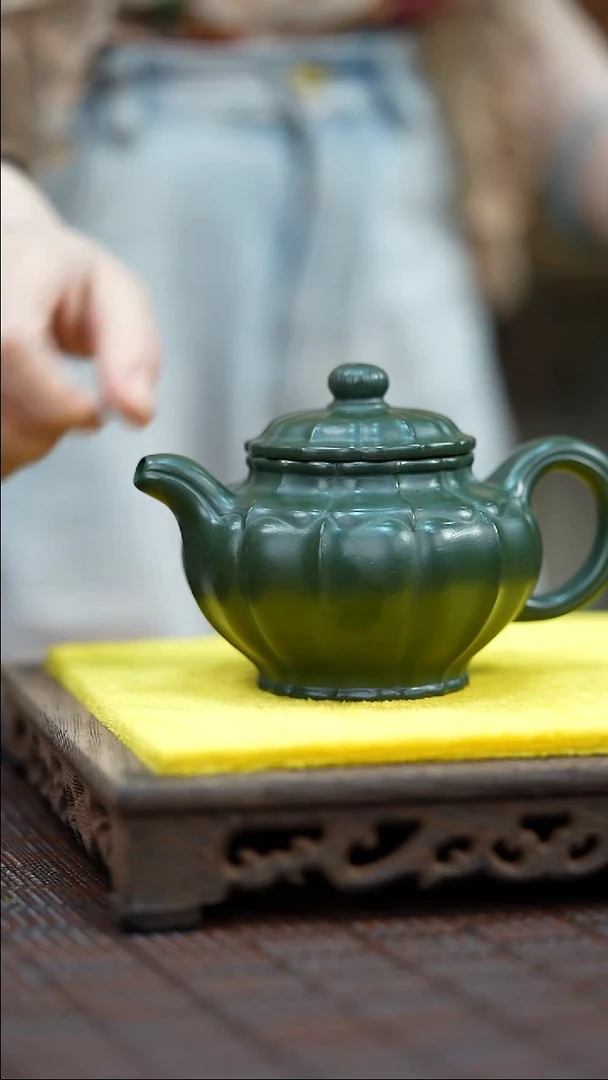 茶壶紫砂宜兴紫砂岁颐传砂原矿全手12