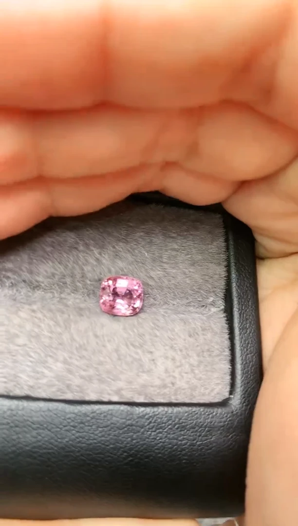 【闪购商品】定制尖晶石裸石未镶嵌枕型 樱花色调 2.17ct
