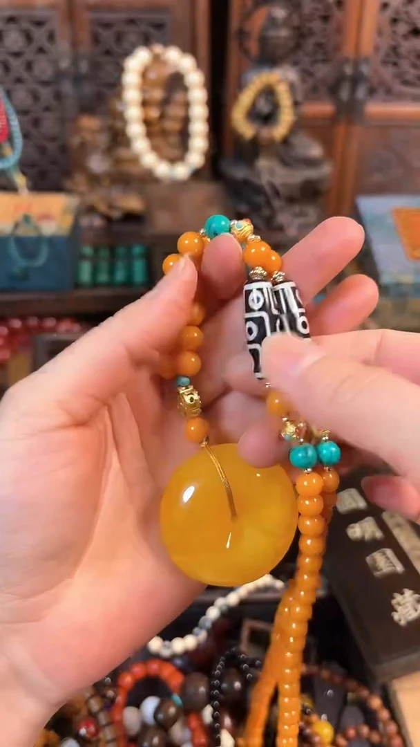 【闪购商品】蜜蜡颈饰未镶嵌闪购商品闪购商品闪购商品