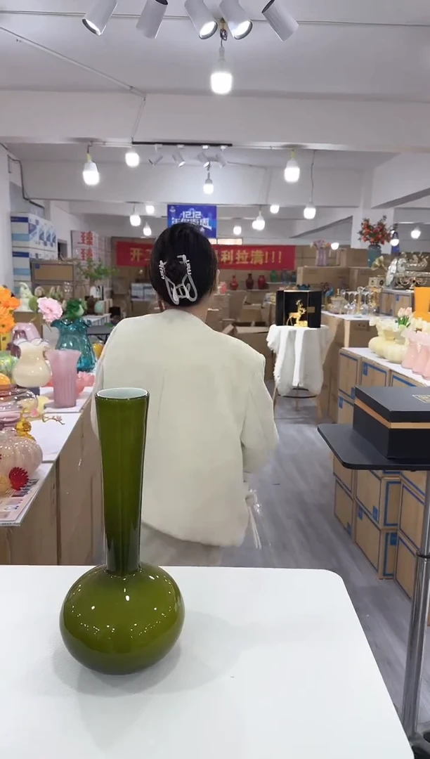 【闪购商品】琉璃瑞鸿花瓶花器早E-8