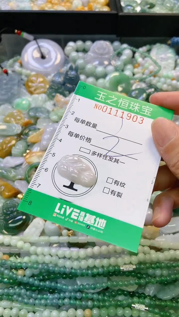 翡翠未镶嵌颈饰闪购0111903