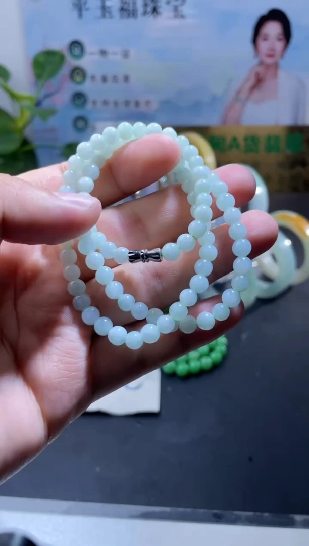 颈饰未镶嵌翡翠翡翠珠链多样性发货一件