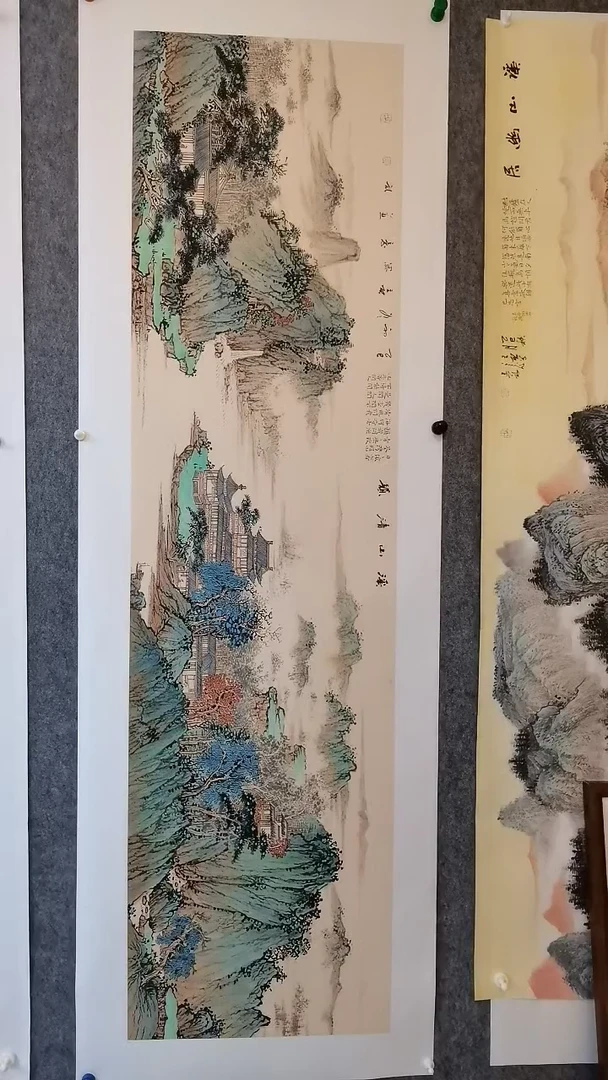 溪山清韵180*50cm