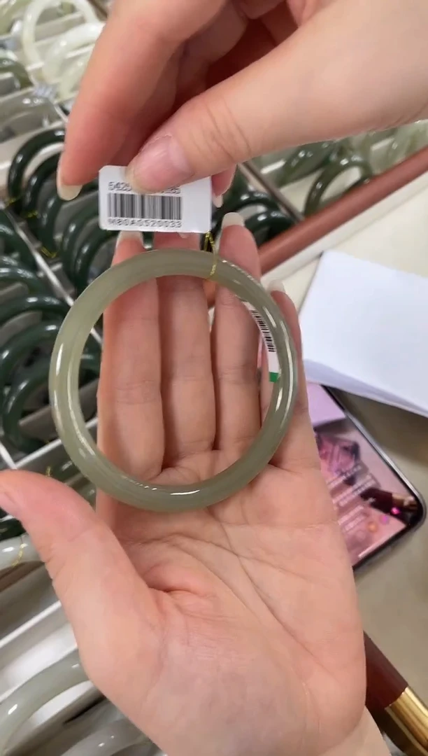 未镶嵌手镯和田玉58-59圈口 0033