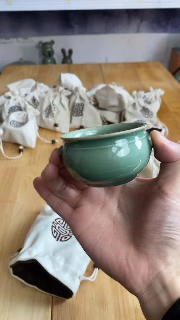 【山隐青瓷】气烧杯子全品