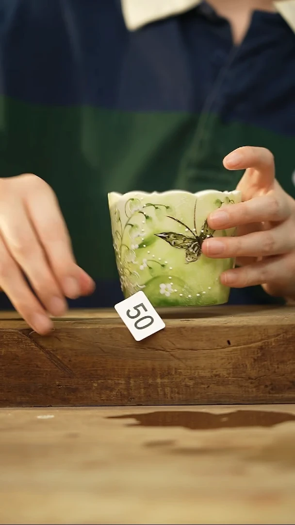 瓷片设计师手作款 手绘油画风卡通系列 十七1