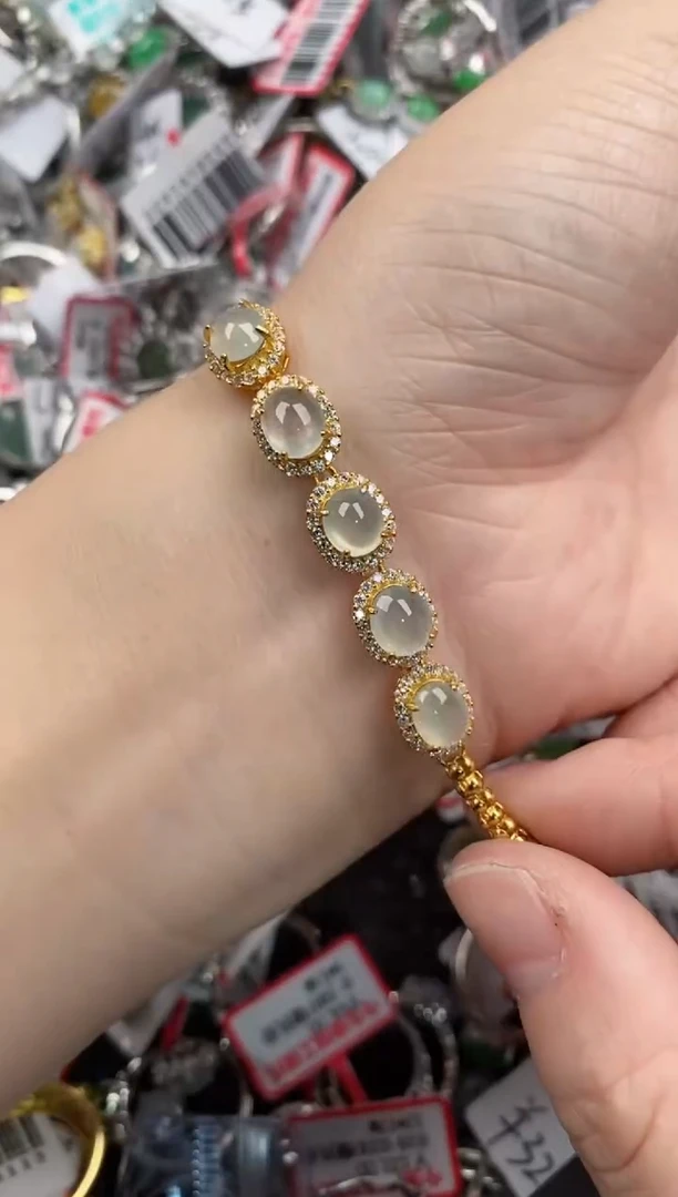 银S925镶嵌戒指翡翠777----4