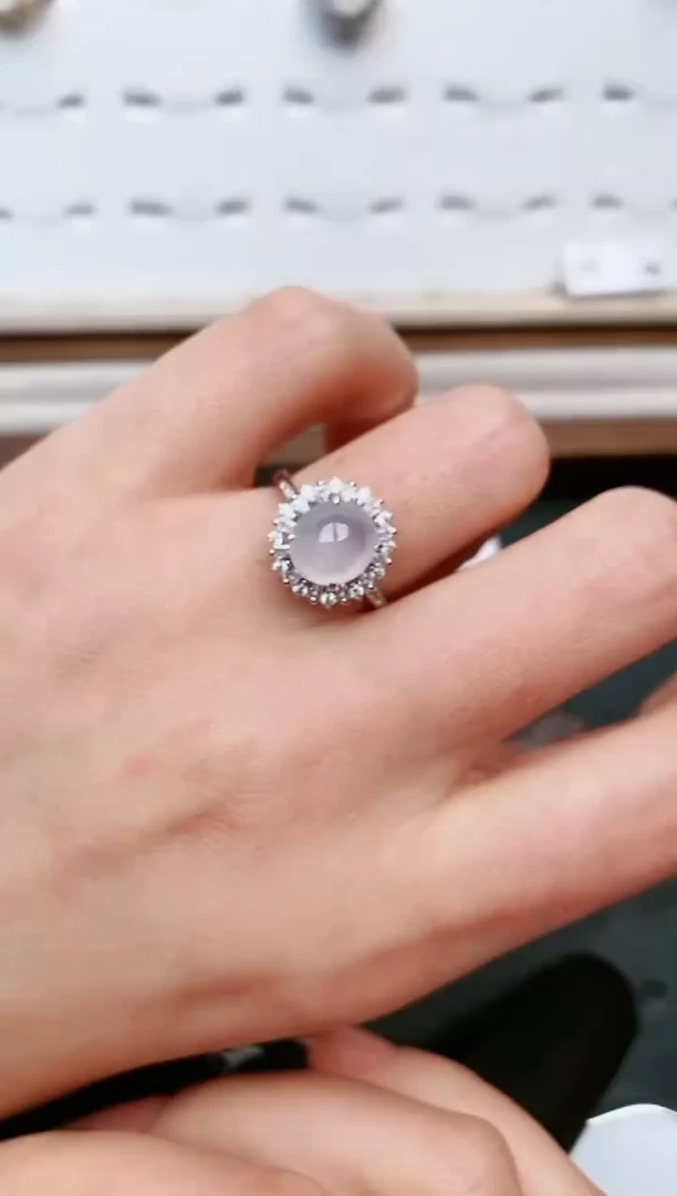 【闪购商品】翡翠戒指银S925镶嵌......