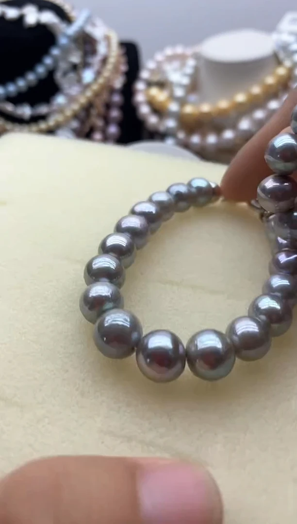 淡水珍珠钛钢颈饰37