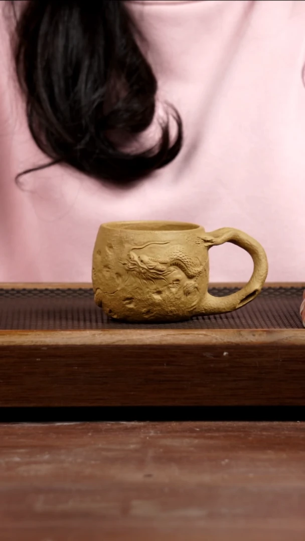 茶壶紫砂黄金段苍龙杯200CC