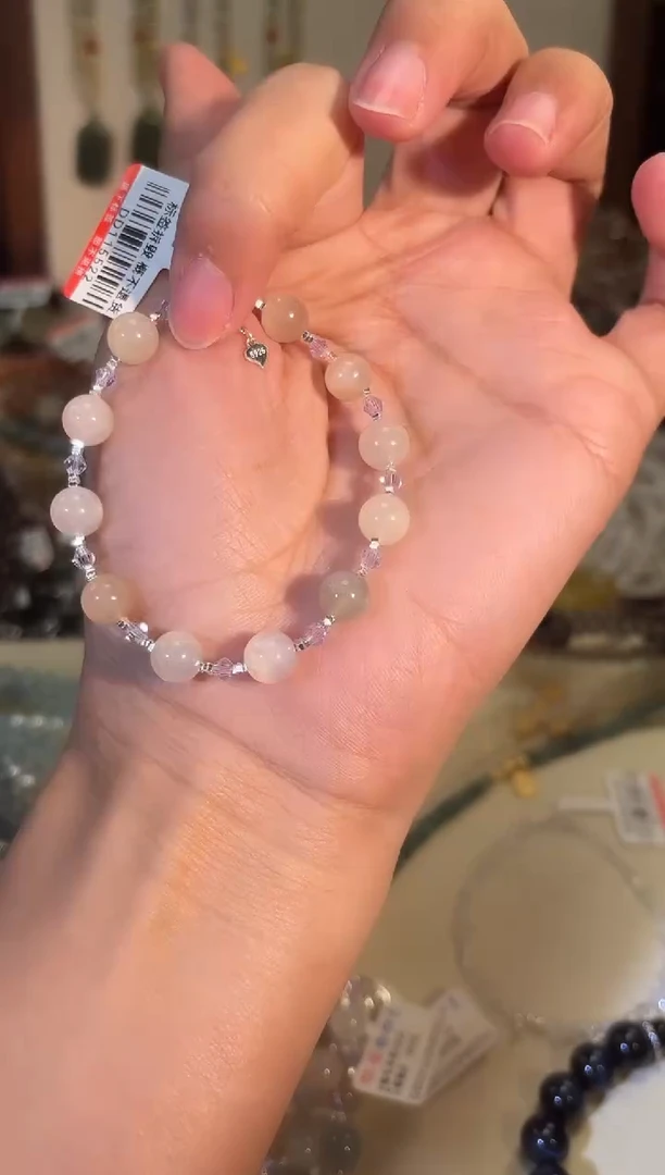 银S925镶嵌手串水晶g925多样性发货一件