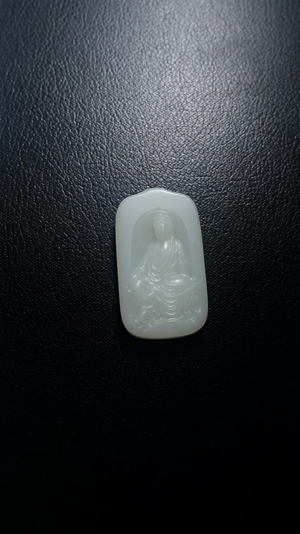 颈饰未镶嵌和田玉观音