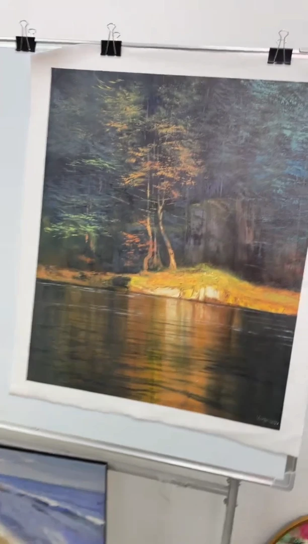 俄美协画家原创油画65*80