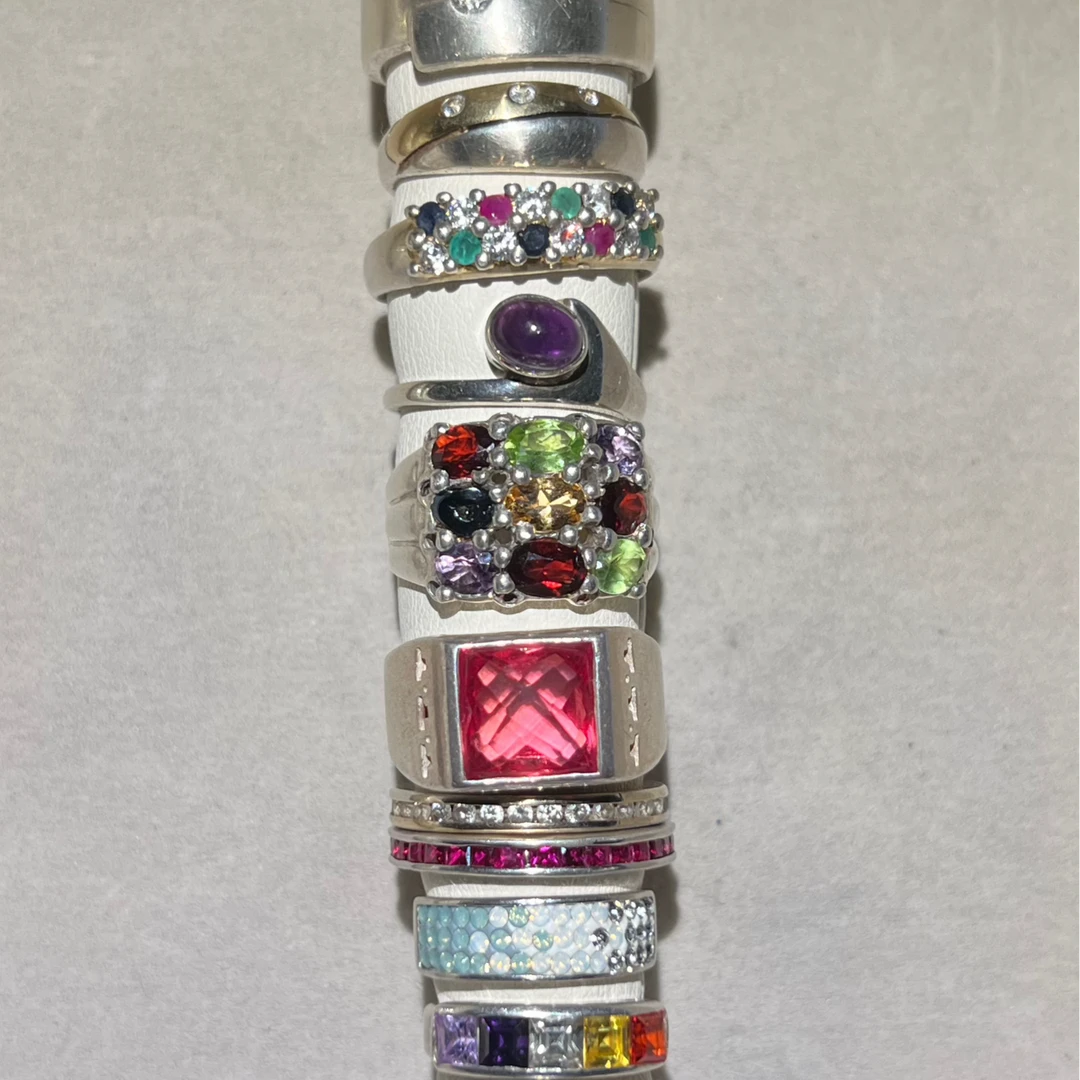 925银树脂银制品 专用链接，未沟通拍下无效，文玩中古饰品28-508