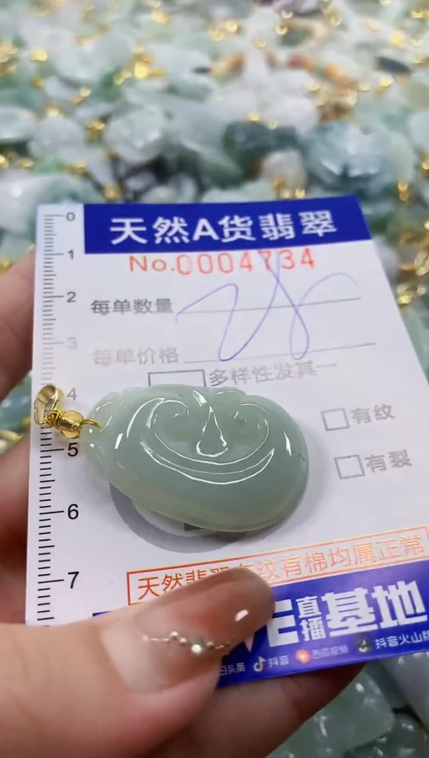 颈饰未镶嵌翡翠天然A货翡翠