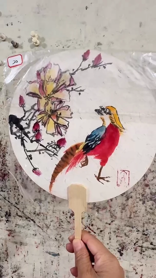 国画团扇2222222222