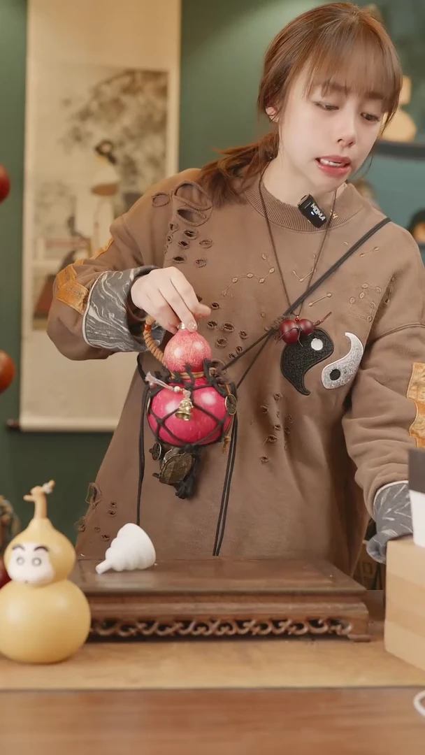 【闪购商品】15号精品天然大漆工艺防渗内胆酒葫芦~