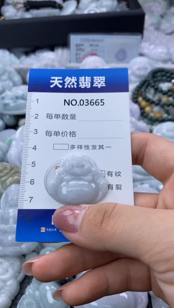 翡翠未镶嵌颈饰缅甸A货翡翠03665