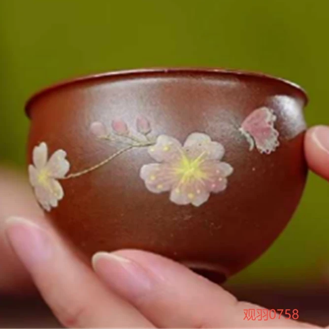 阿茶 小桃花杯子(观羽0758）