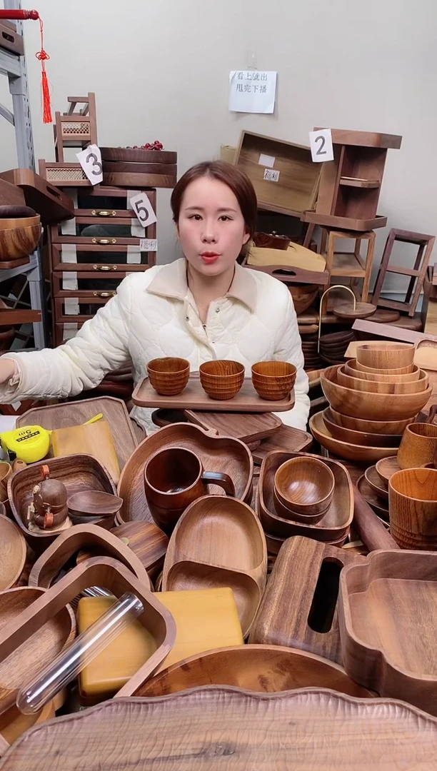 木  酸枣木螺旋纹小茶杯8*5.5cm   到手2个