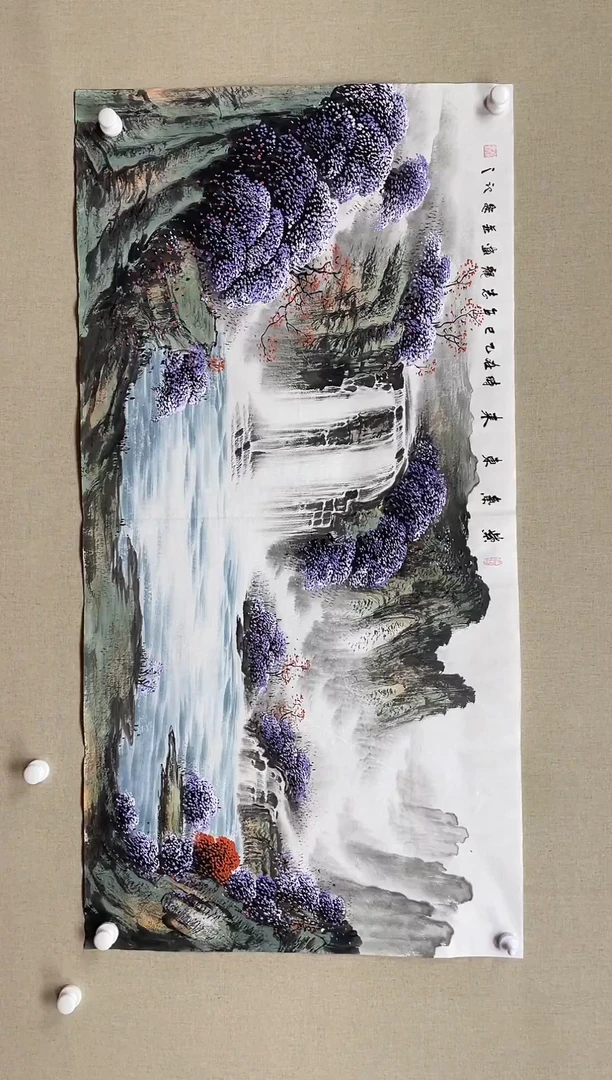 国画138*68 杨志龙杨志龙杨志龙杨志龙
