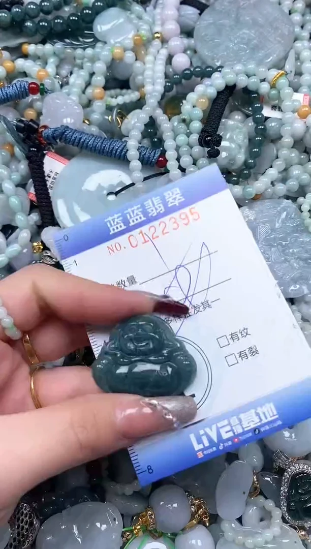 【闪购商品】翡翠颈饰未镶嵌闪购0122395多样性发其一