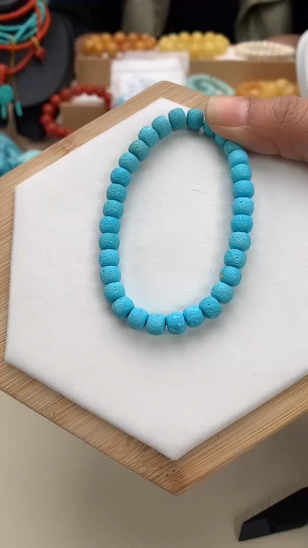 未镶嵌绿松石珠宝半成品37