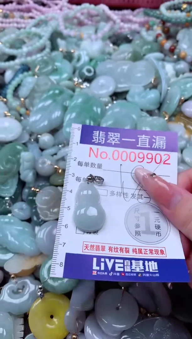 翡翠未镶嵌吊坠(不含链)9902