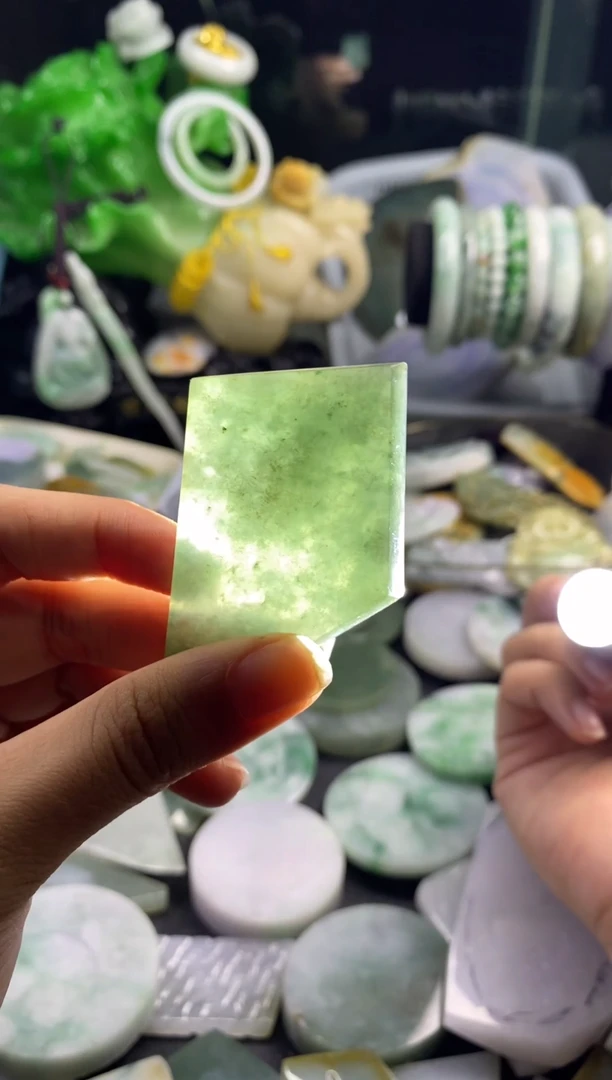 散珠翡翠翡翠A货18