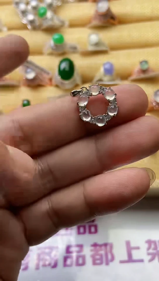 【闪购商品】翡翠戒指银S925镶嵌00000