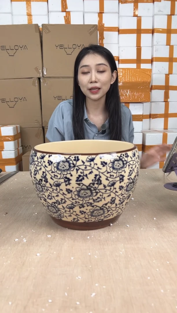 苹果青花瓷大号24x18