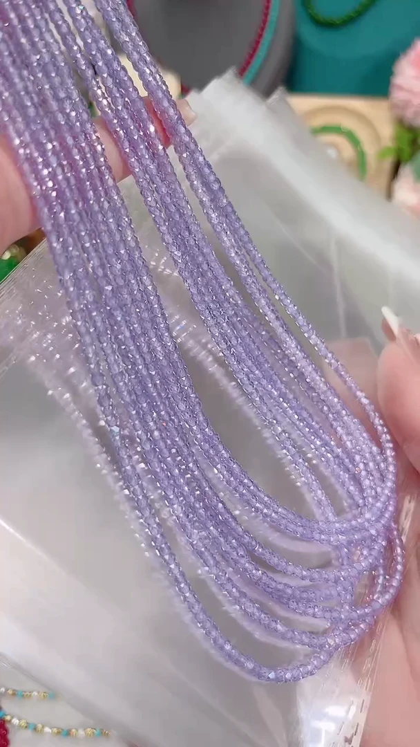 项链锂辉石合金紫39.9