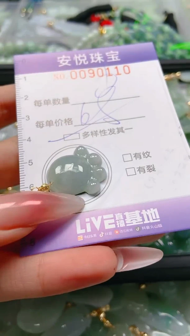 【闪购商品】翡翠颈饰未镶嵌闪购0090110多样性发其一