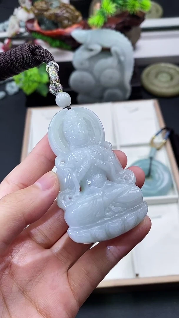 颈饰未镶嵌翡翠天然缅甸A货翡翠