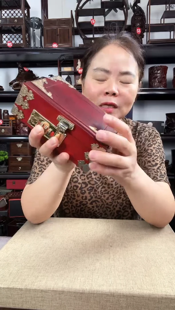 木长方盒老李红木工艺品