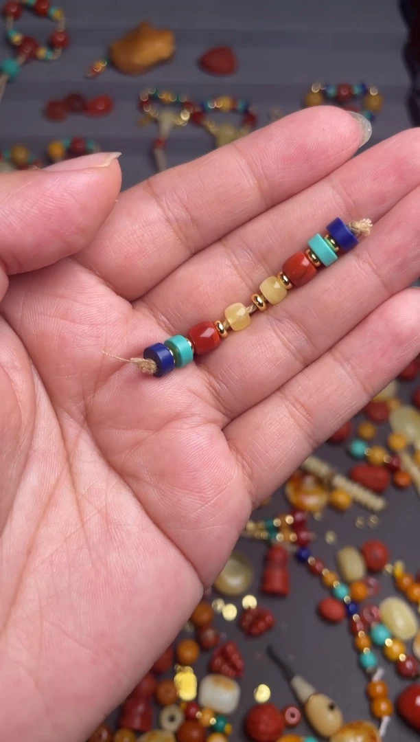 石英质玉多样性发货未镶嵌隔珠套