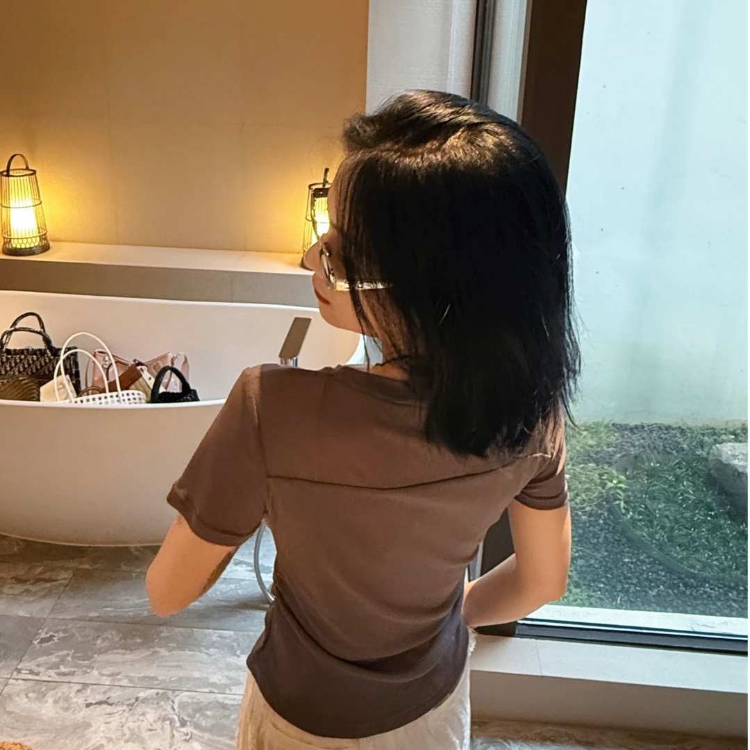 TheLOE/凉感亲肤网纱T恤#05.21T-G5646