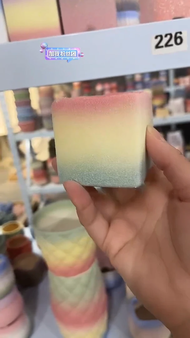 麦饭石粗陶多肉花盆口径5*5