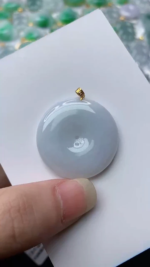 【闪购商品】翡翠颈饰18K金镶嵌99...........