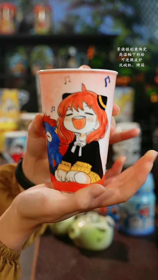 景德镇高温釉下彩纯手工手绘