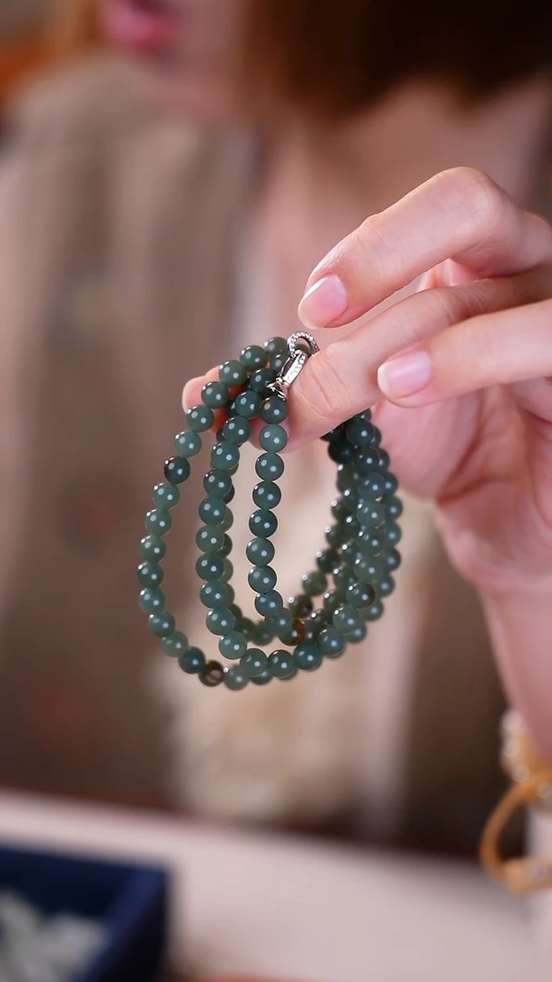 项链银S925镶嵌和田玉【小涵专属】