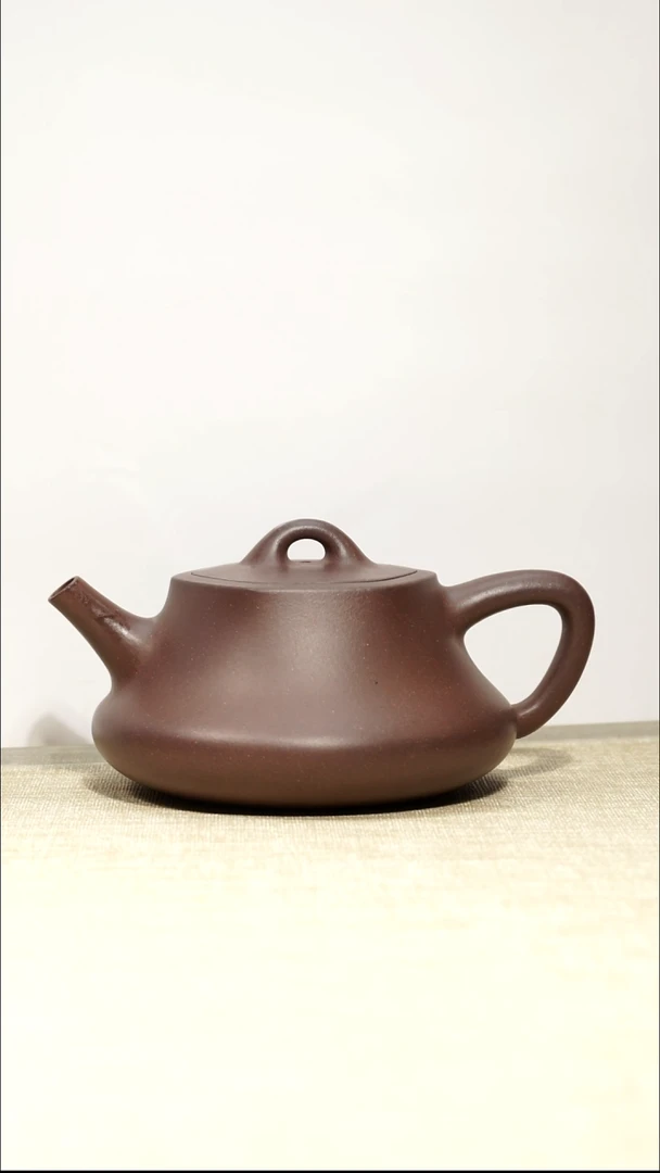 茶壶底槽青六方柱瓢200毫升瑕疵壶