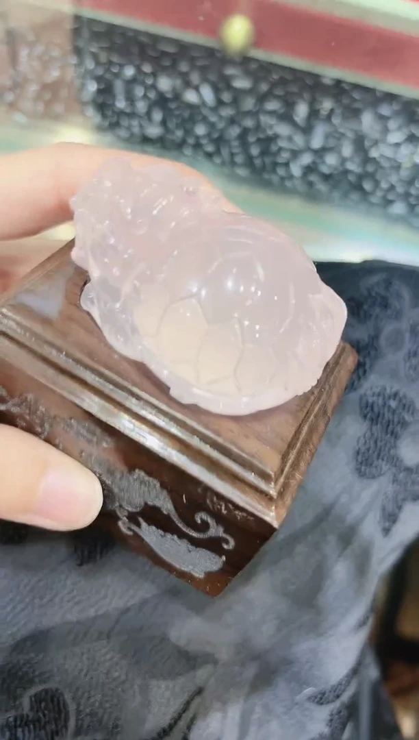 【闪购商品】水晶摆件未镶嵌粉水晶貔貅摆件